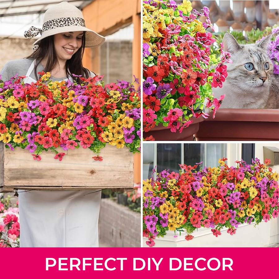 Caniechic� UV-Resistant Outdoor Flowers | Zero Maintenance Color | 50% OFF Today