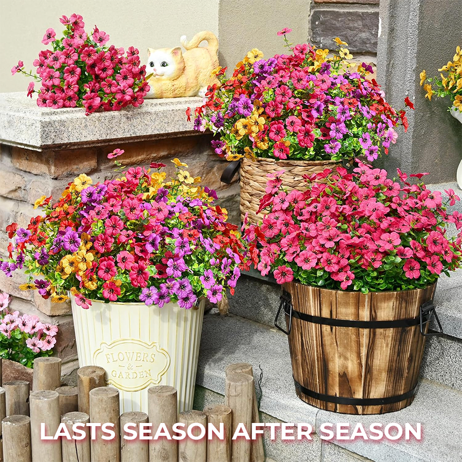 Caniechic� UV-Resistant Outdoor Flowers | Zero Maintenance Color | 50% OFF Today