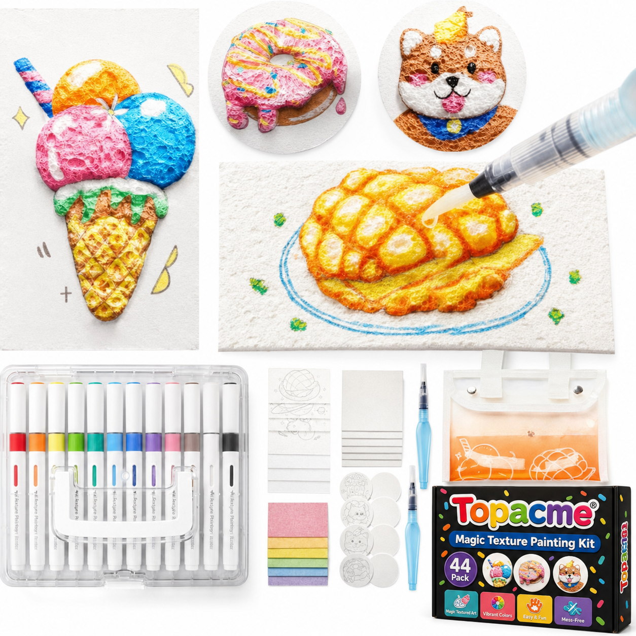 Topacme Magic Texture Painting Kit gift box product image