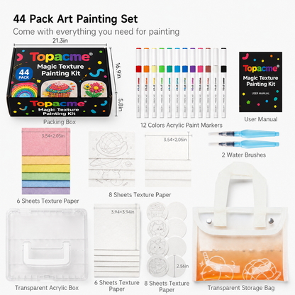Topacme Magic Texture Painting Kit gift box product image
