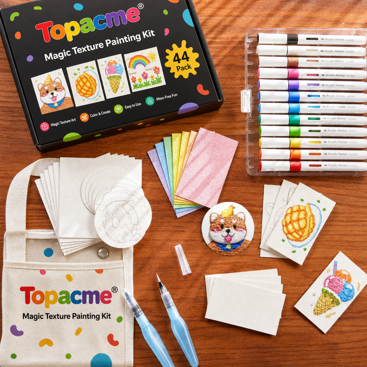Topacme Magic Texture Painting Kit gift box product image