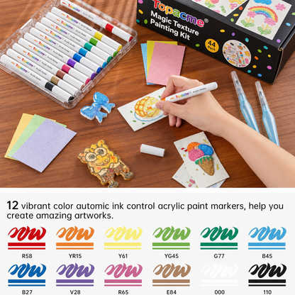 Topacme Magic Texture Painting Kit gift box product image