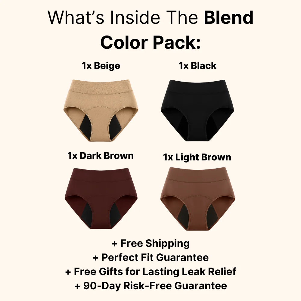 💖Last Day 50% OFF| CANIETCHIC® 100% Leak-Proof Underwear 4-pack🌸