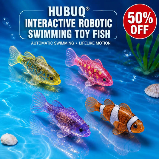 Interactive Light-Up Robotic Toy Fish