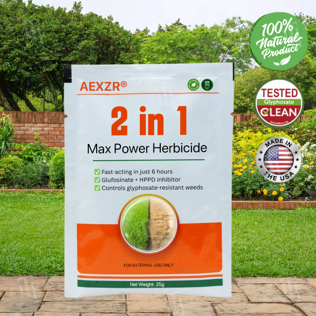 ✨ From Weed Jungle to Perfect Lawn! | ⏱️ Watch Weeds Wither in 6 Hours!  | 𝐀𝐄𝐗𝐙𝐑® 2-in-1 Max Power Herbicide (100% Glyphosate-Free)