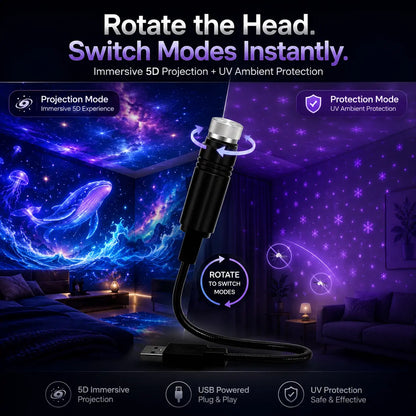 Topacme® Galaxy Ocean Projector for Bedroom🌌