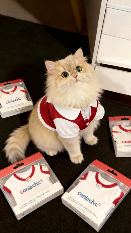 caniechic® "Whisker Wizard" Cat Robe – Magical Feline Attire for Spellbinding Naps, Enchanted Zoomies, and Looking Like a Kitty Sorcerer (No Wand Required!)