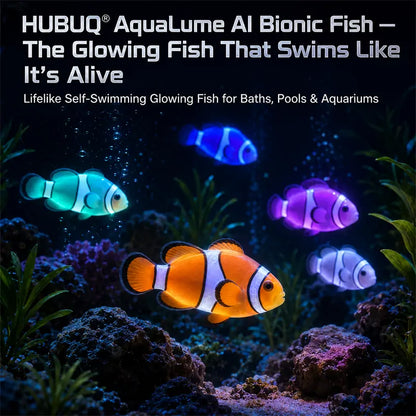 Interactive Light-Up Robotic Toy Fish