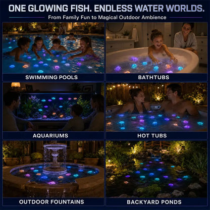 Interactive Light-Up Robotic Toy Fish