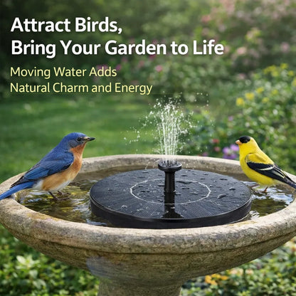 ⛲ Solar Garden Fountain Pump 🔥