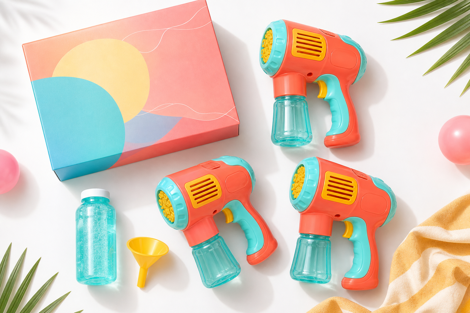 Magic Shape Bubble Blaster bundle contents